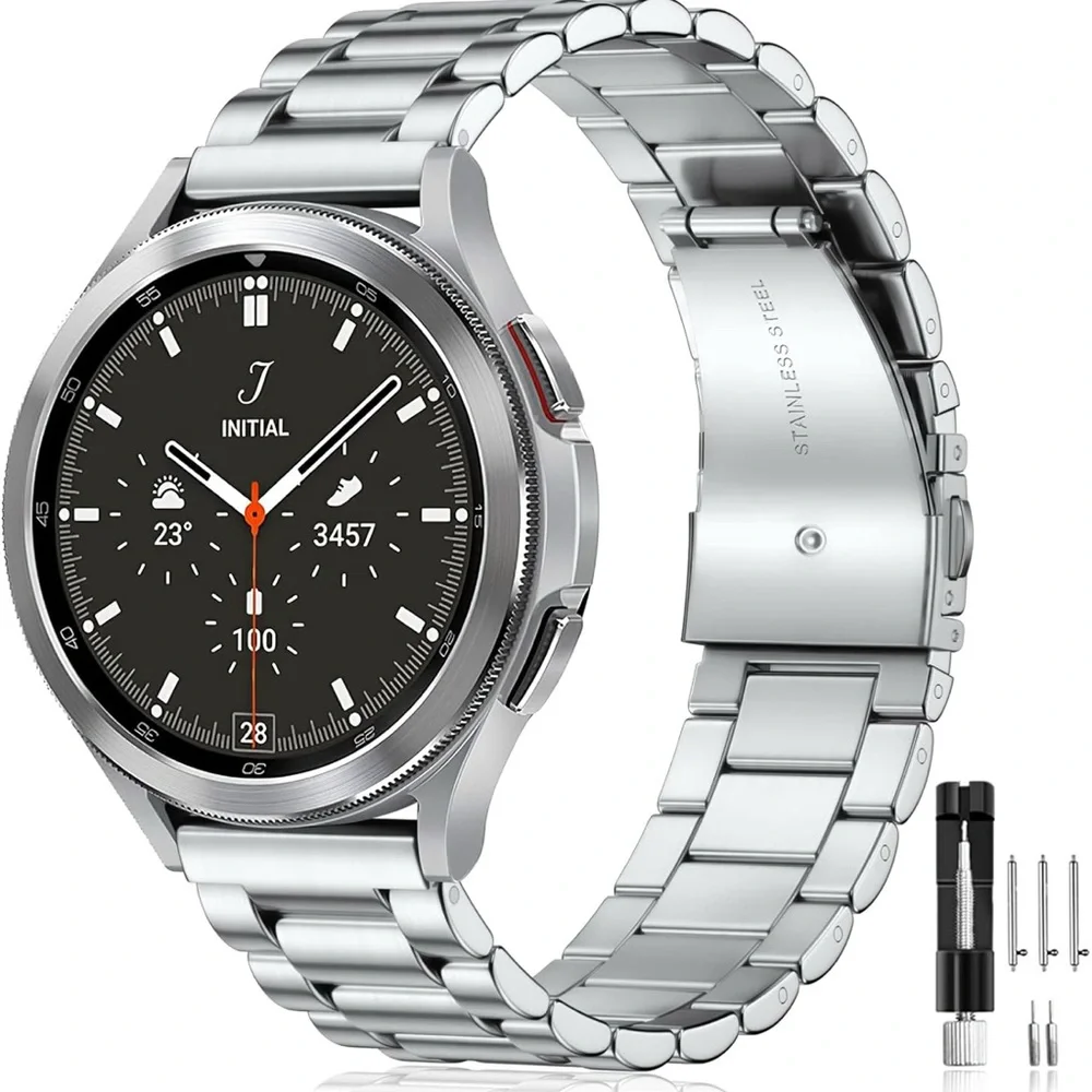 Lerobo Stainless Steel Band Compatible with Samsung Galaxy